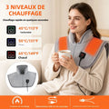 Châle chauffant Cozya : 3 niveaux de chaleur, moment cocooning avec un thé
