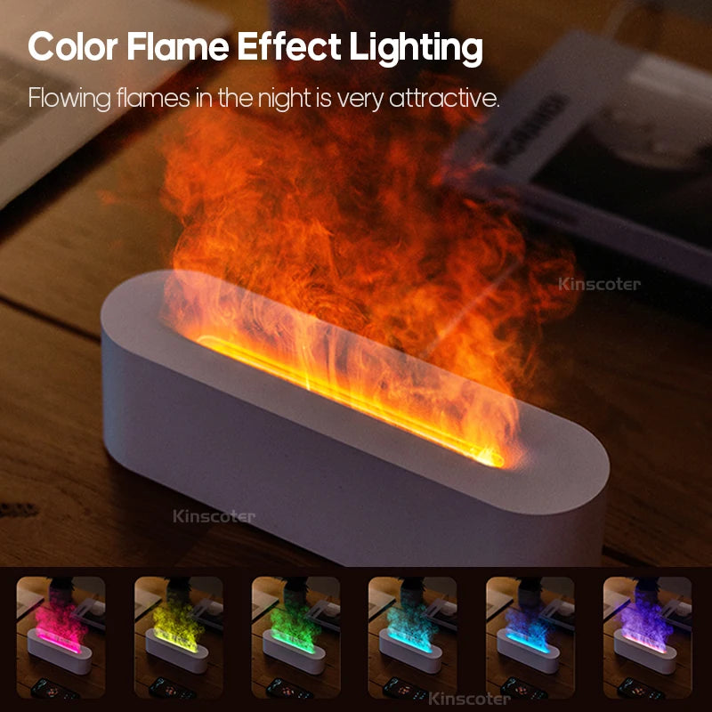 Diffuseur effet flamme ambiance