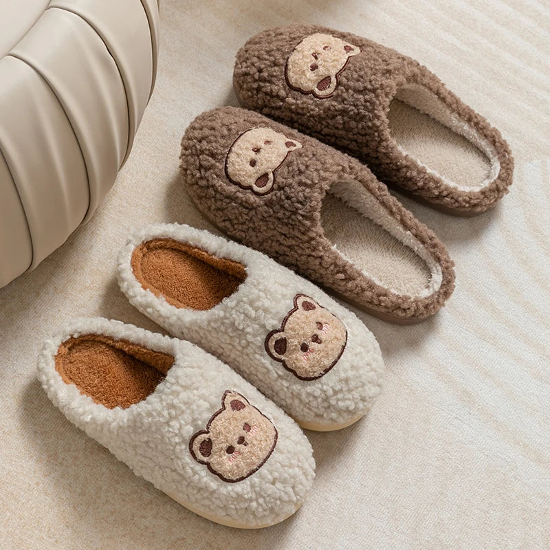 Chaussons ourson moelleux Cozya