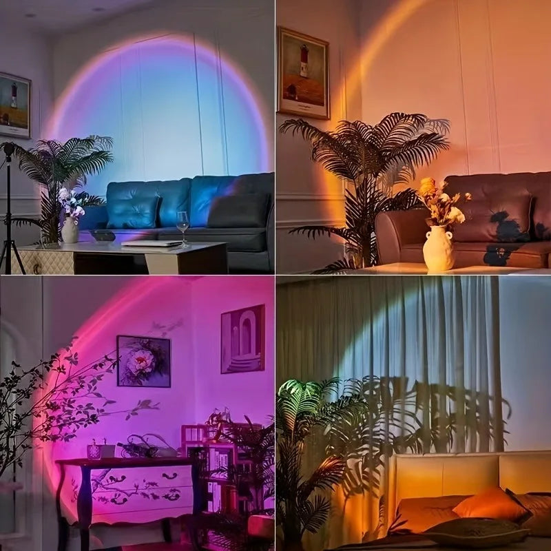 Lampe coucher de soleil couleurs