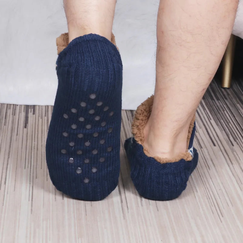Chaussettes cocooning portées