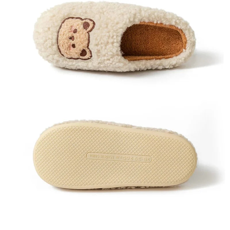 Chaussons ourson portés