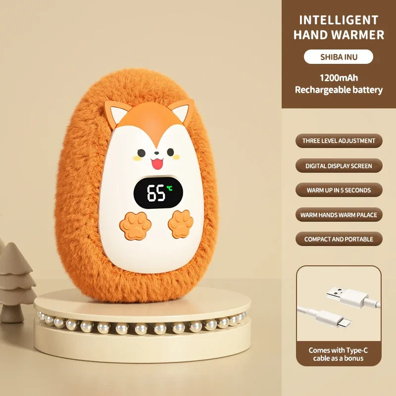 Chauffe-mains peluche recharge