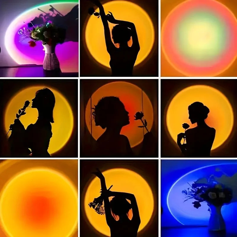 Lampe coucher de soleil salon