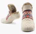 Chaussettes cocooning beige