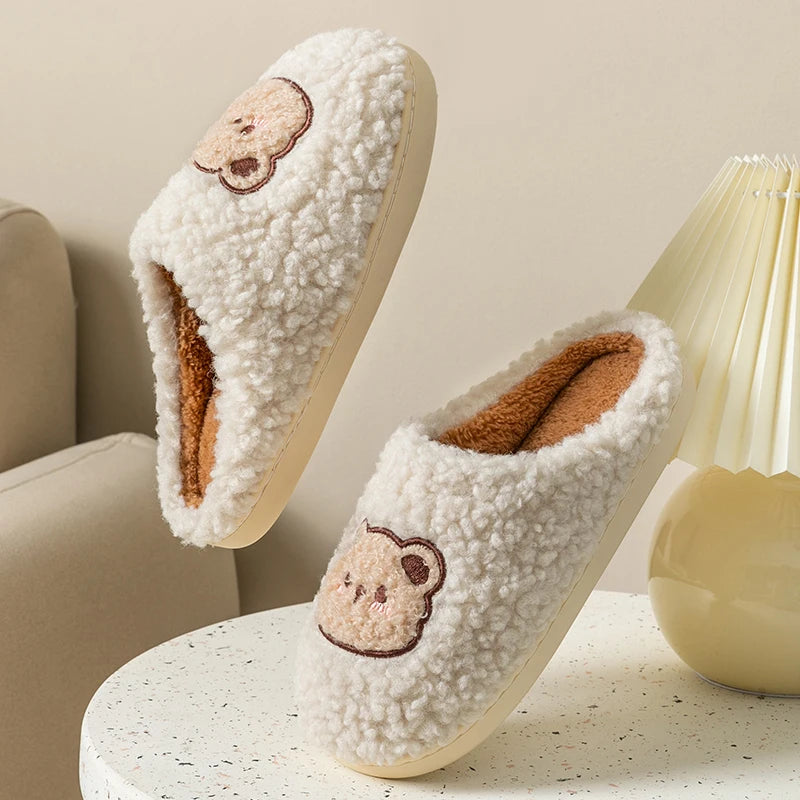 Chaussons ourson semelle
